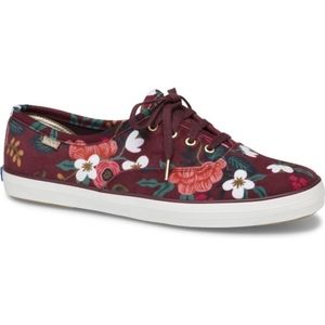 Keds Rifle paper co Champion Sneakers Burgundy Velvet Floral